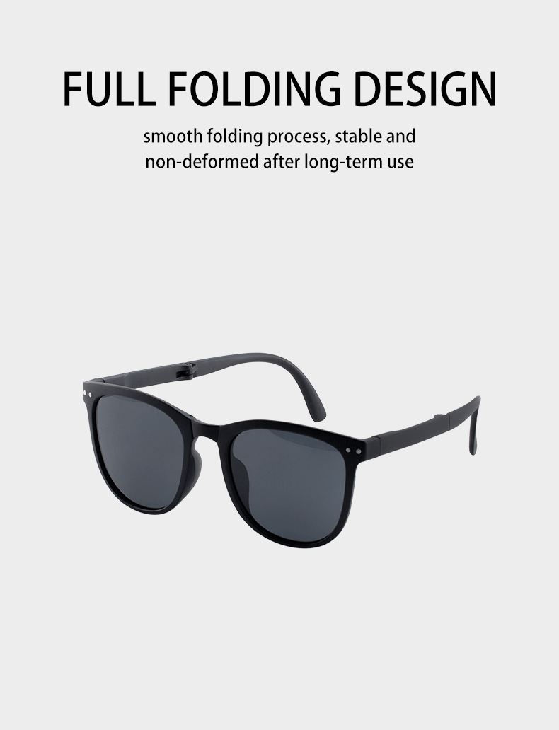 Fashion Folding Wayfarer Sunglasses With Case Shades For Women Men