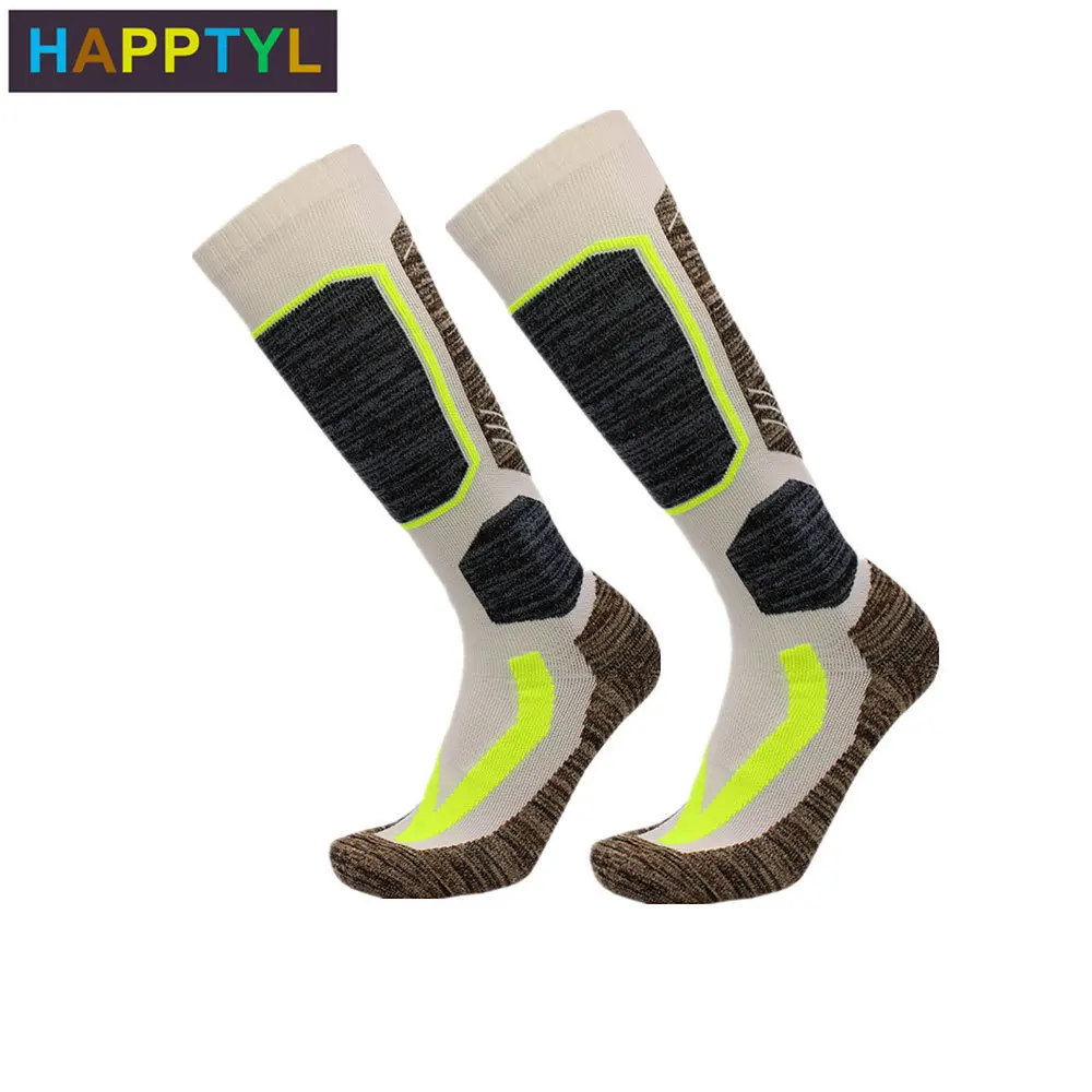 1 пара лыжных носков HAPPTYL для катания на лыжах сноуборде холодной погоды зимних