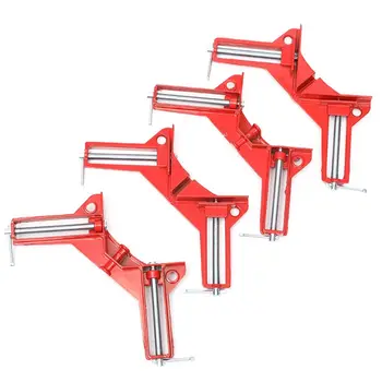

90 Degree Right Angle Clamp (4 PCS) Woodworking Clamps Set, Adjustable Wood Vice Aug21 20 Dropship