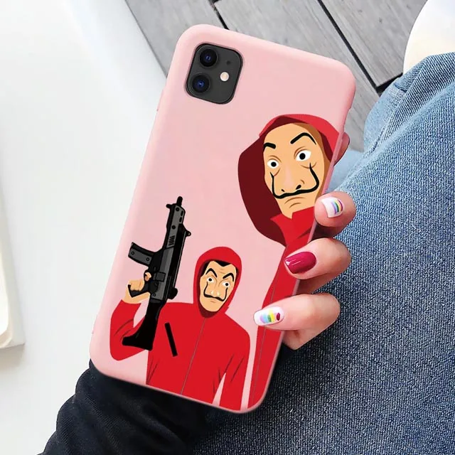 Роскошный классный чехол для iphone XR X Xs Max 8Plus 7 Plus 6S Модный мягкий силиконовый чехол для телефона с кошкой для iphone 11 Pro Max Fundas - Цвет: 9