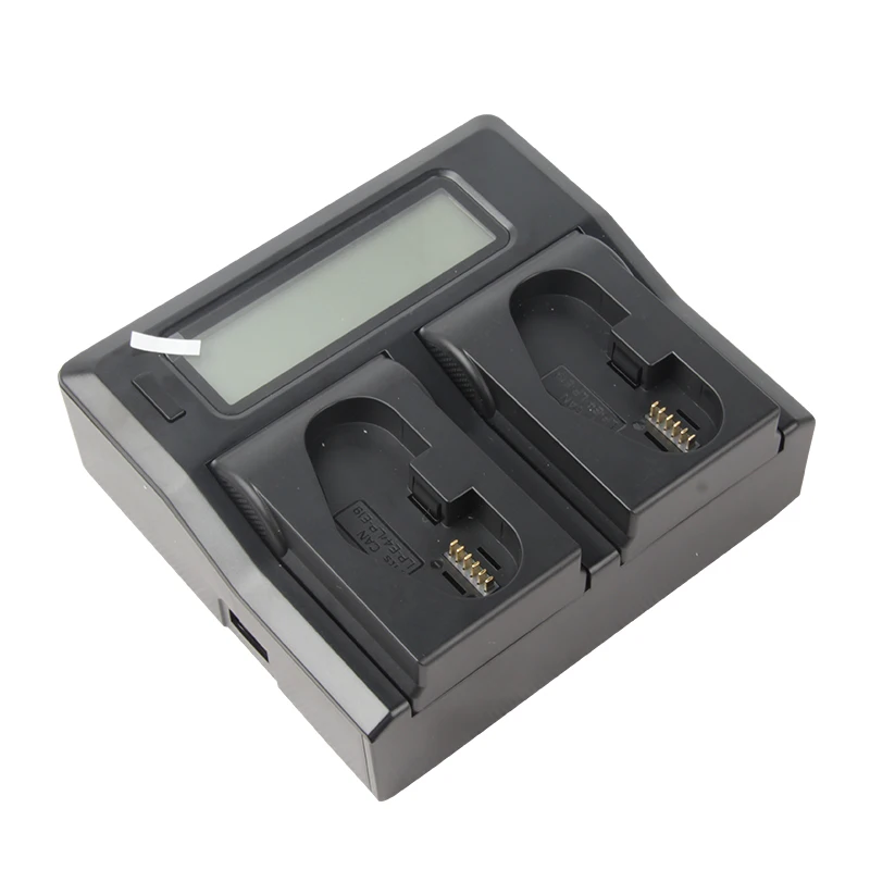 

LP-E19 EU Plug Dual Battery Charger with USB Port for Canon LP-E19 LP-E4N LP-E4 Camera Battery accessories