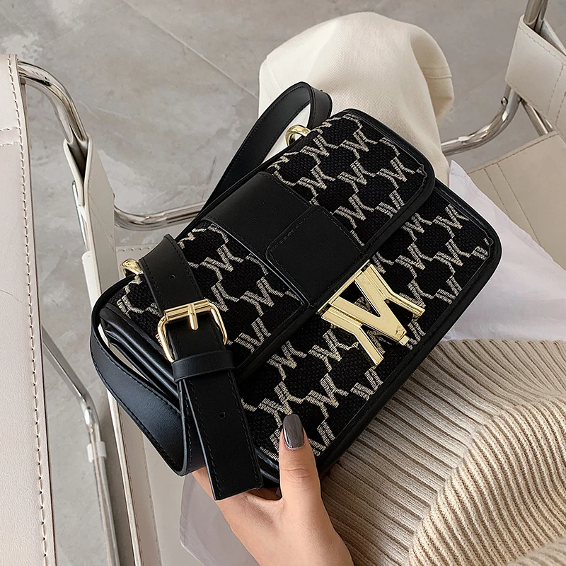 

Metal Lock Crossbody Bag for Women 2020 New Fashion Quality Shoulder Messenger Bags Ladies Channel Purses and Handbags Sac Luxe