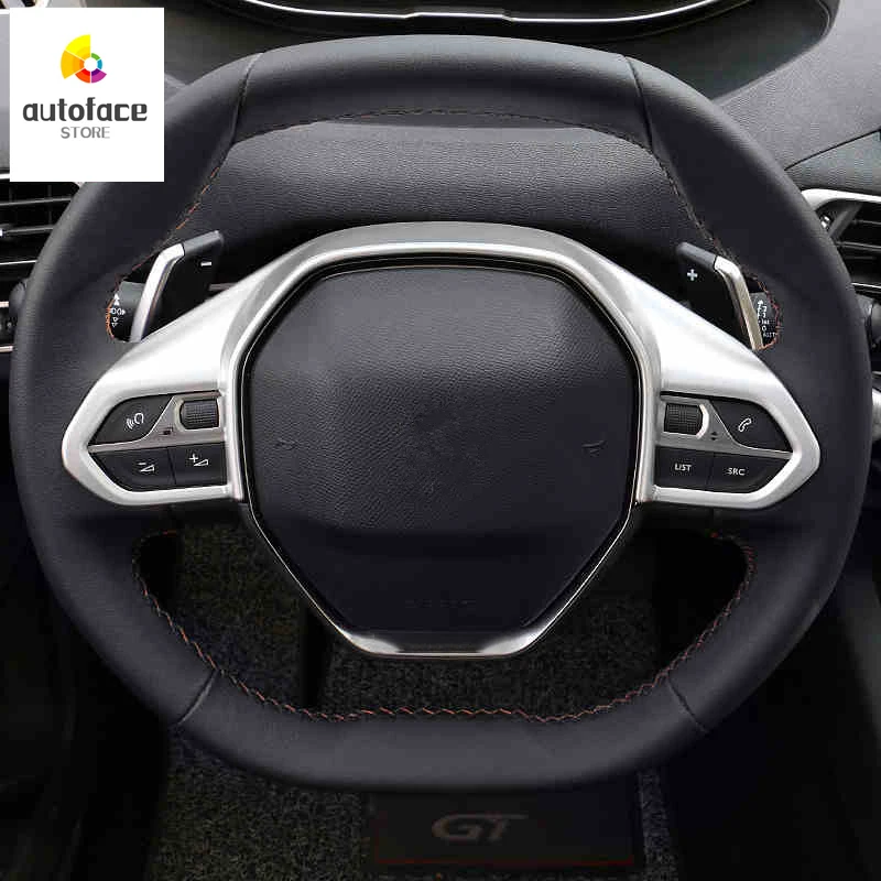 Матовый АБС-пластик для Peugeot 3008 3008GT 4008 5008 аксессуары 2016 2017 декоративный чехол на