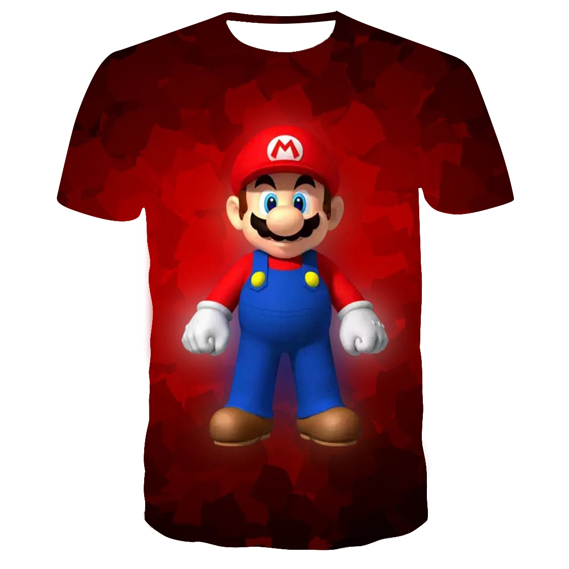Новинка лета, футболка в стиле Харадзюку с классическими играми Супер Марио, футболки с 3d принтом, футболка в стиле хип-хоп - Цвет: TX-1093