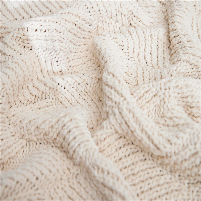 REGINA Nordic Chenille Throw Blanket