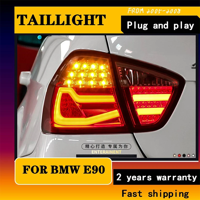 

Car Styling For BMW E90 LED Taillights 2005-2008 318i 320i 323i 325i 330i LED Tail Lamp DRL Signal Brake Reverse Car Accessorie