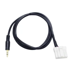 Câble d'entrée adaptateur Audio B70 AUX, 3.5mm, noir, pour Mazda 2 3 5 6 MX5 RX8 2006, MP3, changeur de CD, prise Jack 