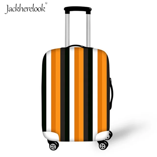 CC1851 Jackhereook крутой Хэллоуин нечестивый тыквенный принт чемодан крышка Мода эластичный лист для 18-32 дюймов тележки багажные чехлы - Цвет: CC1851