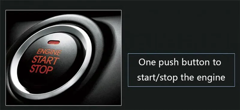 GSPSCN Автосигнализация Дистанционная система запуска без ключа и система иммобилайзера транспондера автомобильный двигатель кнопка запуска