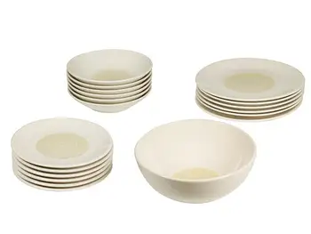 

Tableware (19 pcs) China crockery Yellow