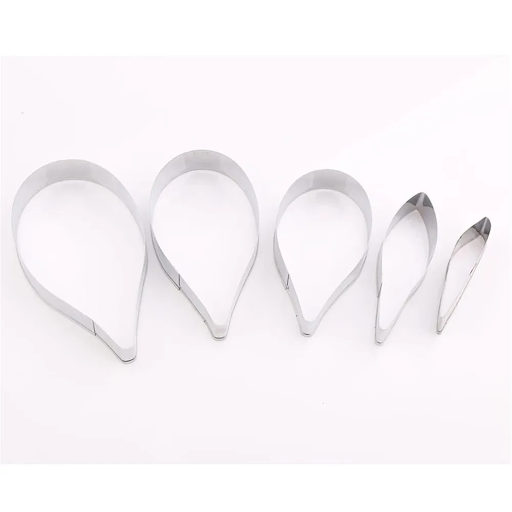 Biscuit Polymer Clay Cutters Stainless Steel Cutting Mould Canna Petal Seramik Malzemeleri Modeling Tools Cutter Molds