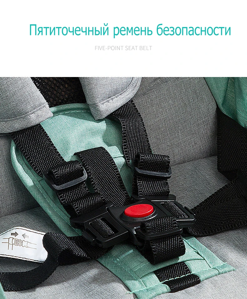 Wisesonle коляска детская Двухнаправленная прогулочная коляска младенца Сложить Легкая коляска Россия