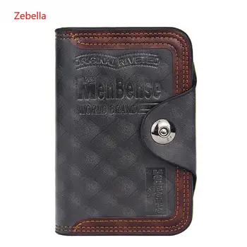 

Zebella Men's Wallets Clutch Bag Male Leather Genuine Compartment Purse For Men