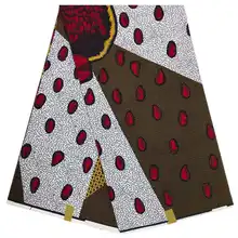 Настоящая Датская восковая Гарантированная настоящая голландская восковая Высококачественная язычная Датская восковая 6 ярдов африканская Анкара швейная ткань для женского платья