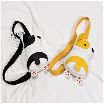 

New Arrival 2020 Fashion New Quality Cute Bag women's handbags and purses Canvas cute dog Canvas bags crossbody bag