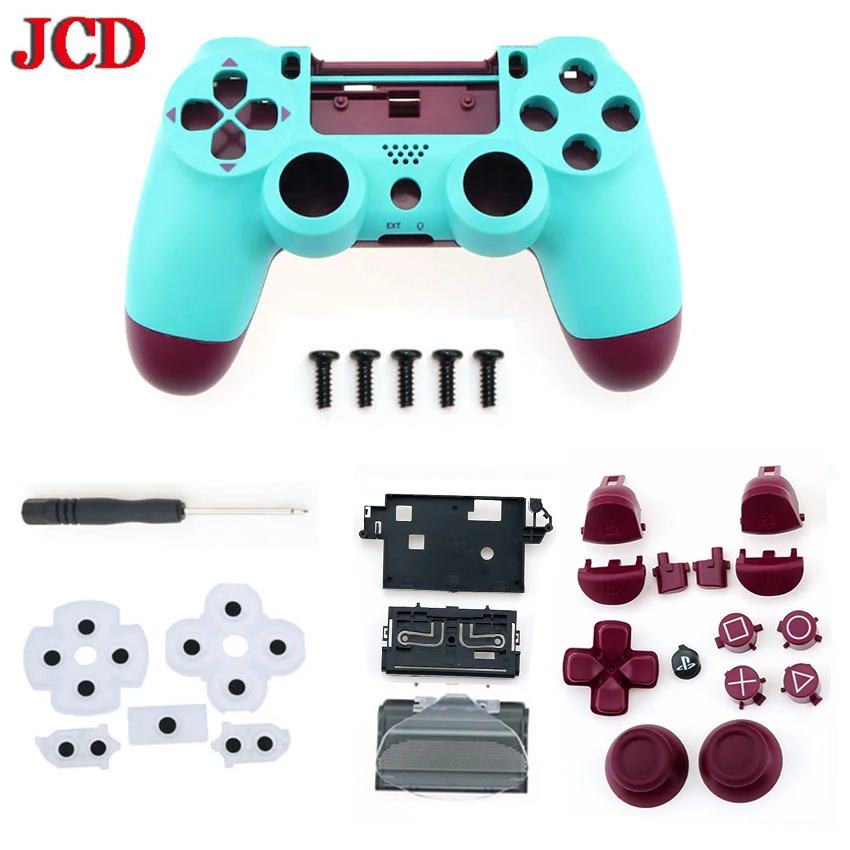 Ps4 Pro Jds 040 Jdm 040 コントローラーカバー ボタン修理ケースの完全なセット Aliexpress 家電製品