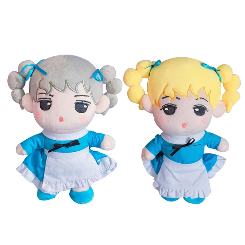 20 см/8 дюймов Корея Kawaii мягкие куклы с одеждой плюшевая кукла игрушка блонд
