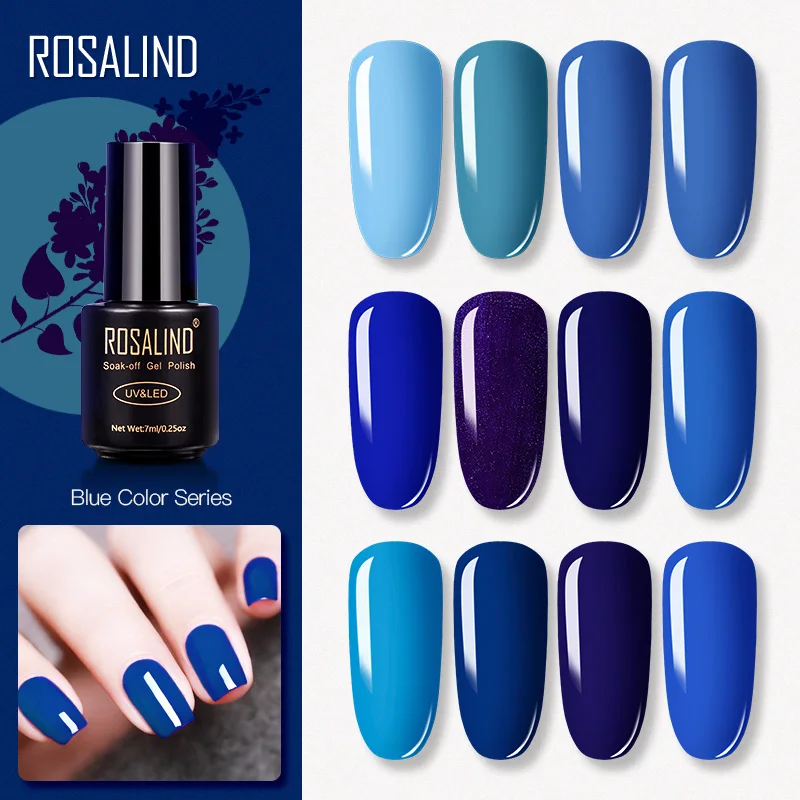 ROSALIND лаков для ногтей гель лак Art Vernis Полупостоянный УФ приборы микроскопа все