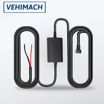 

Car Dash Cam Wire Kit Micro USB Mini Cable 3.2m Mirror DVR Hardwire Video Recorder 12/24V To 5V Charger Line Auto Dashcam Camera