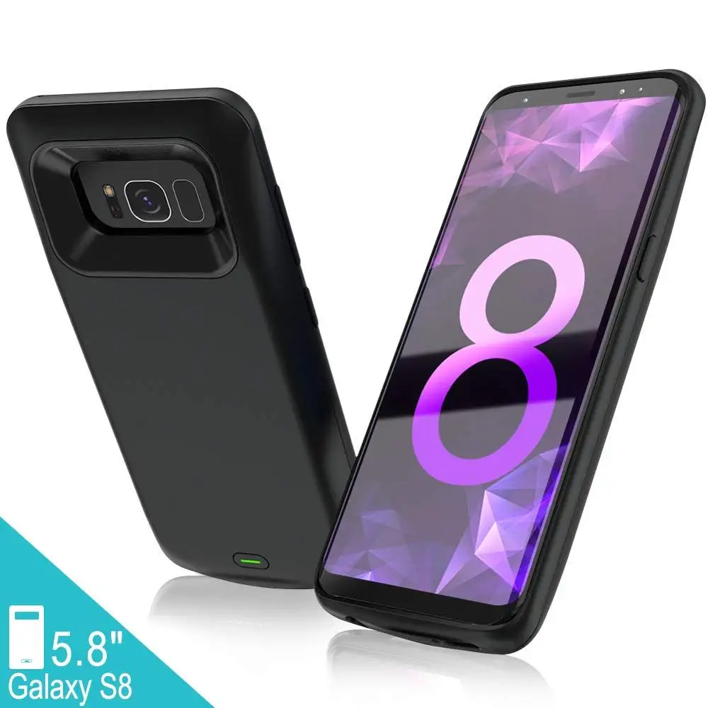 Новый продукт чехол для смартфона 5500 мАч Samsung S8 plus + 5000 цветной с зарядным