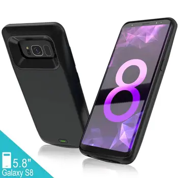 

New products 5500mAh smart phone battery case for Samsung S8 plus S8+ 5000mAh charger case colorful for Samsung galaxy S8
