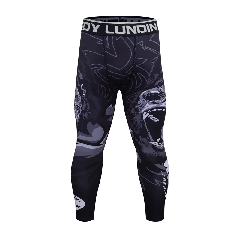 Sportsuit MMA Rashguard Jiu Jitsu T Shirts Boxing Jerseys Set BJJ KickBoxing Muay Thai Shorts Long Sleeve Pants 3D Print for Men