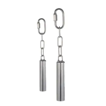 

Parrot Bell Toys 2Pcs Parrot Stainless Steel Hanging Bell Bird Swing Bite Toys Squirrel Supplies E5BB