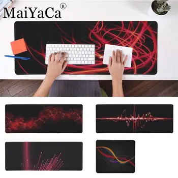 

MaiYaCa Simple Design Red Line Laptop Computer Mousepad large big 40*90cm mousepad for cs go lol dota2