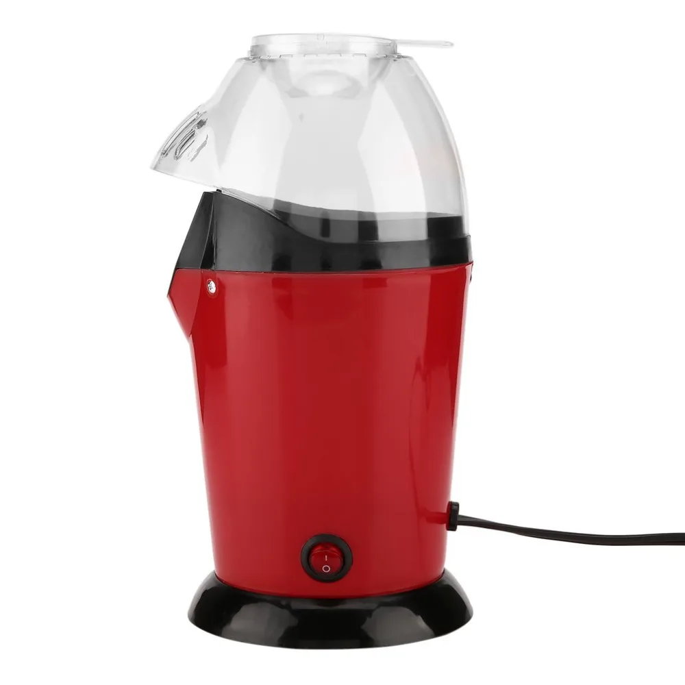 

2018 New Portable Electric Popcorn Maker Home Round/Square Hot Air Popcorn Making Machine Kitchen Desktop Mini DIY Corn Maker
