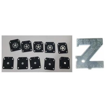 

11pcs Metering Diaphragm Set Kit Carburetor For Zama a015053 Equipment