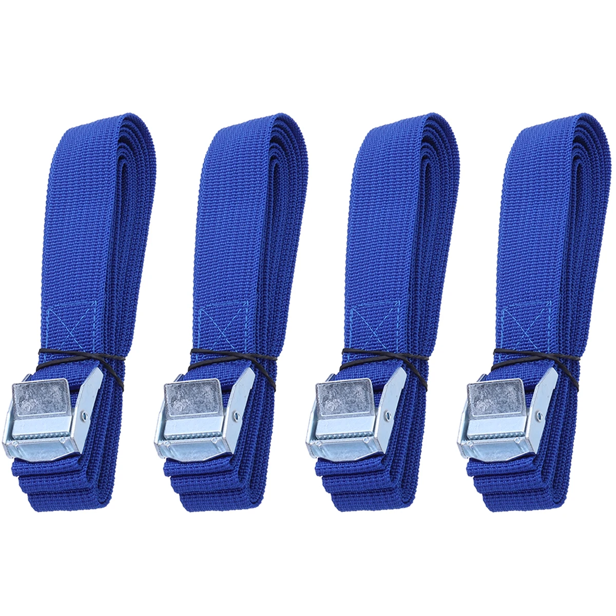 Cargo Tie Down Strap Lashing Strap 2.5M Lashing Strap W/ Buckle Nylon Quick Release Cargo Tie Down Luggage Bag Packing Straps Tied With Zinc Alloy Buckle Hooks