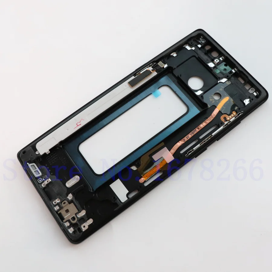 SAMSUNG Galaxy Note 8 N950 N950F N9500 N950FD чехол с полным корпусом стеклянная задняя крышка средняя рамка note8 Крышка батарейного отсека