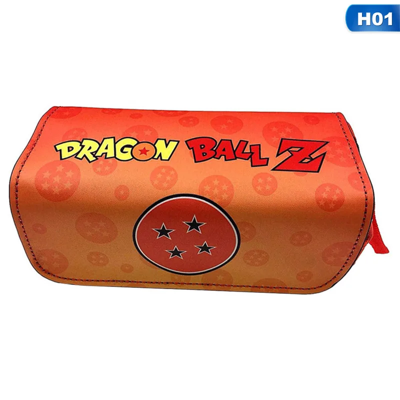 Аниме мультфильм Dragon Ball серии студентов Карандаш Чехол Макияж сумка ручка большая емкость сумка для хранения студенческие канцелярские принадлежности