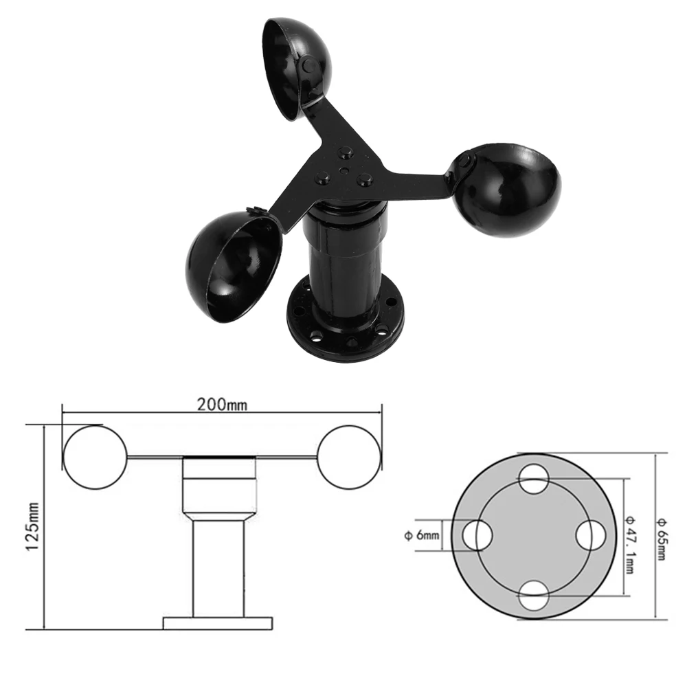 Датчик скорости ветра, индикатор, анемометр, алюминиевый сплав RS485, импульсный контроллер для метеомониторинга, анемометр, тахометр
