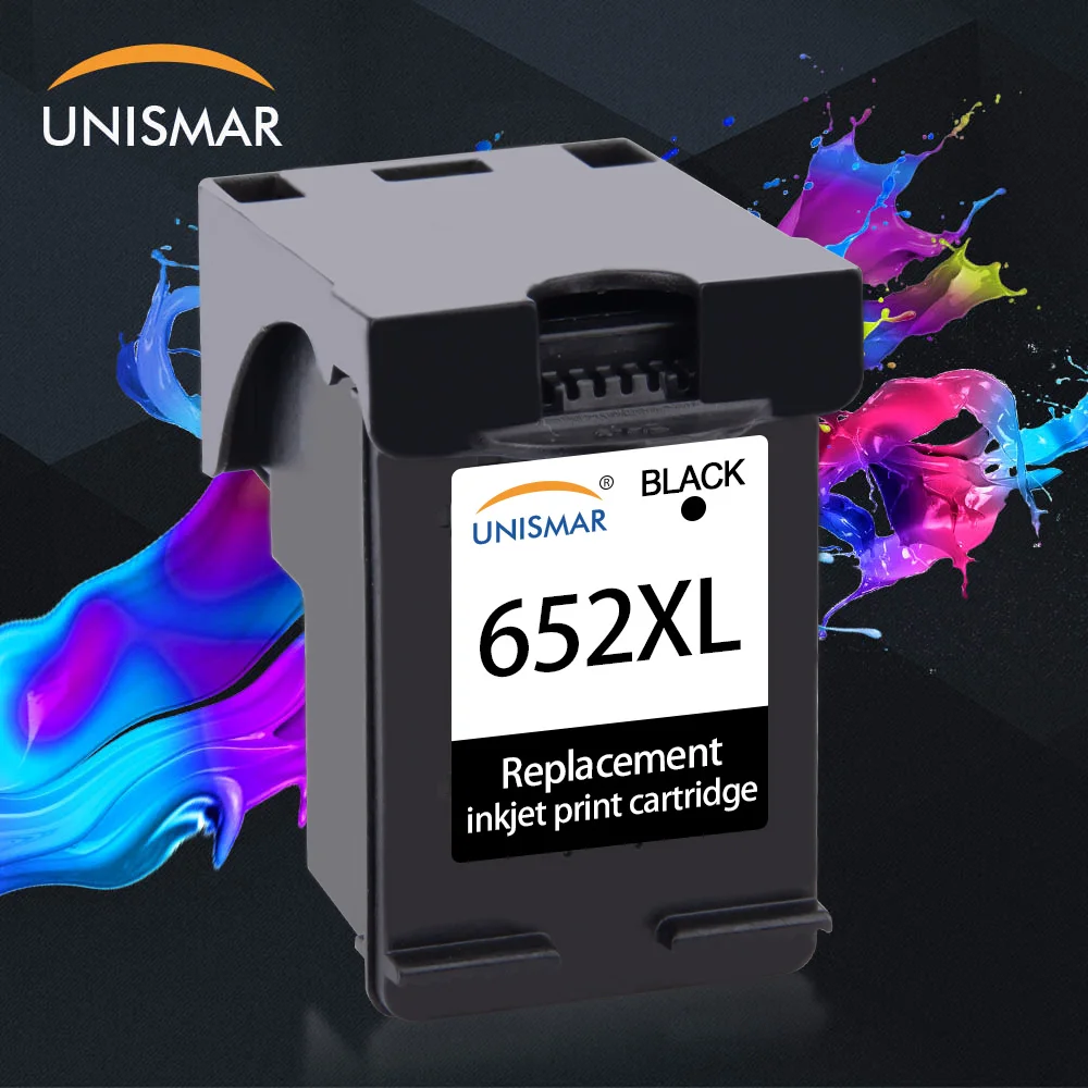Unismar Refill 652XL черный картридж для HP 652 XL Deskjet 1115 1118 2135 2136 2138 3635 3636 3638 3838 4536 | Компьютеры