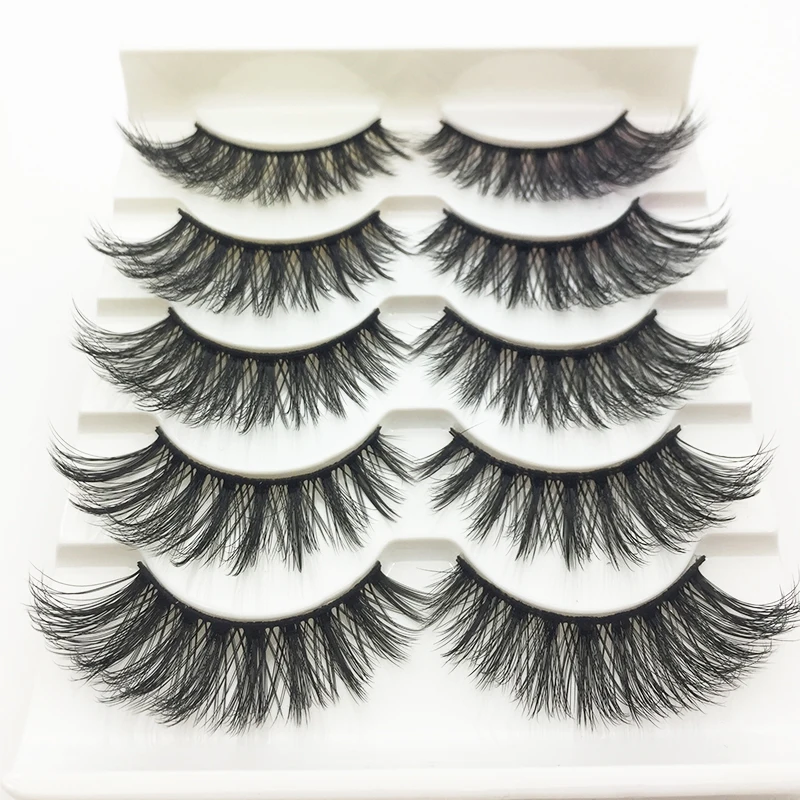 Eyelash Extension Eyelash Extensions Eyelash Extension Lashes Fake Eyelashes False Eyelashes Eyelash Makeup Tools 5 Pairs Mink Eyelashes False Eyelash Natural/Thick Long Eye Lashes Soft Fluffy Wispy 3D Lashes Eyelash Extension Makeup Tools