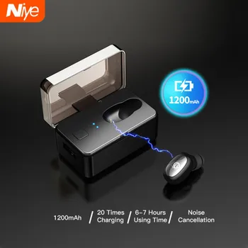 

Wireless Headphones Bluetooth 5.0 Earphone Noise Cancelling Earphones Headset Sports Waterproof Earbuds for IOS/Android With Box