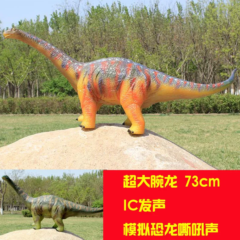 Jurassic, ультра большой звук, Имитация Динозавра, модели, экологически чистые, мягкие, Silcone T-Rex, модель, детская игрушка, Gif