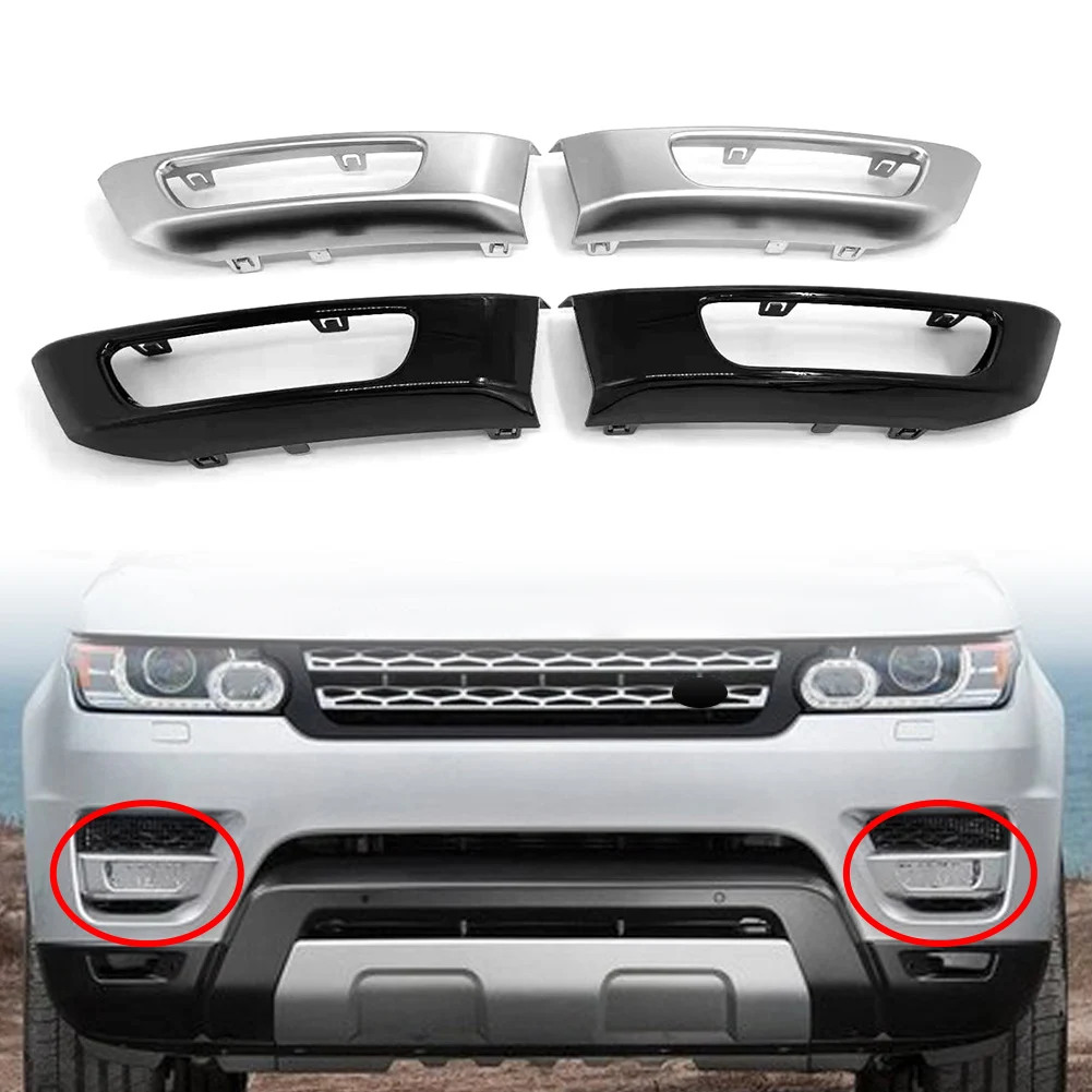 PROD 1005002715936314 2x Car Front Bumper Fog Light Lamp Cover
Decorative Trim For Land Rover Range Rover Sport 2014 2015 2016 2017
L494 Black/Silver