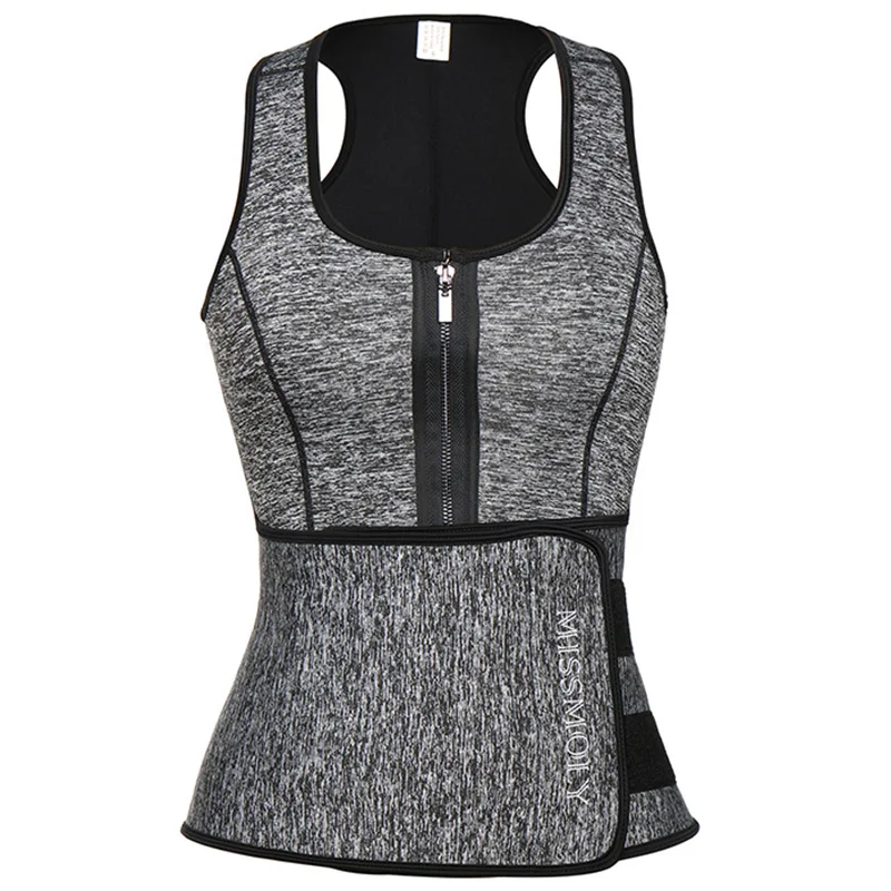 Неопреновый корсет для похудения утягивающий жилет женщин с регулируемым