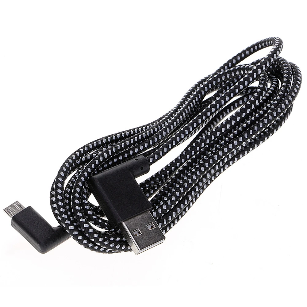 USB кабель для быстрой зарядки и передачи данных, многофункциональный тканый кабель с двойной головкой для мобильных телефонов на 90 градусов для Android type-C
