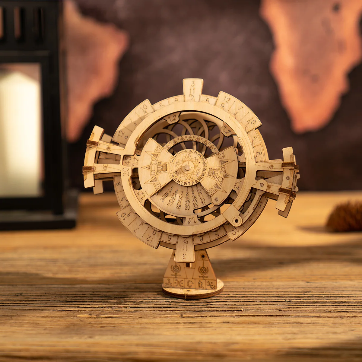 

Robotime Robotime3D Handmade Assembled Toys Wooden Creative Gifts Cross Border for Manufacturers Direct Selling Calendar