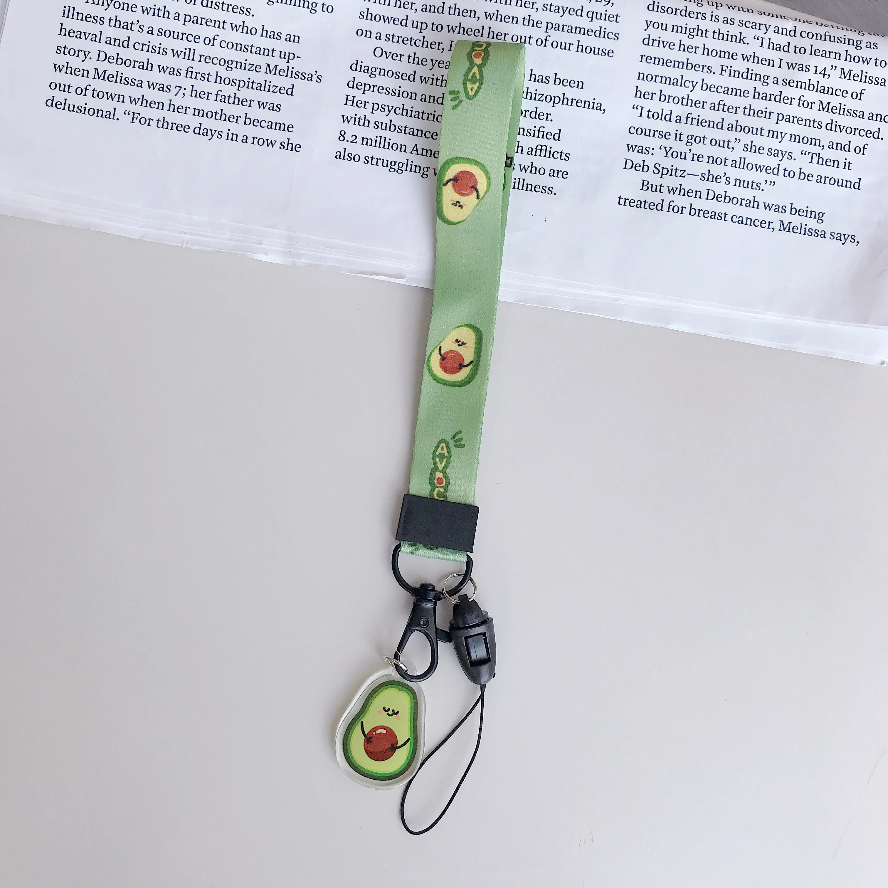 Милый Мультфильм Crayon Shinchan авокадо кролик ремни Ремешок для телефонов iPhone XR samsung камеры GoPro USB флэш-накопители ключи