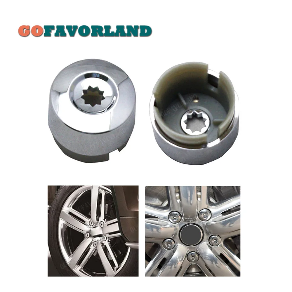Chrome Wheel Lug Bolt Cap Cover 7l6601173a 7l6 601 173a 2zz For