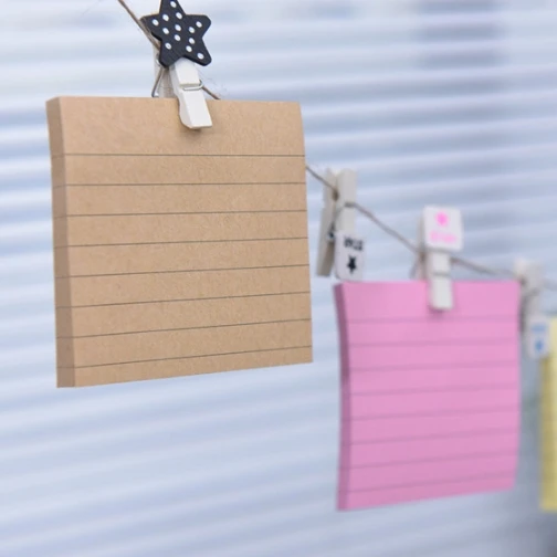 

Square Adhesive Memo Sticky Message Portable Note Sticker Line Notepad Index Sticker Marker Planner Stationery Office