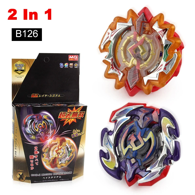 

2Pcs/Set Bey blades Burst with Launcher B126 Free Combination 3 Types
