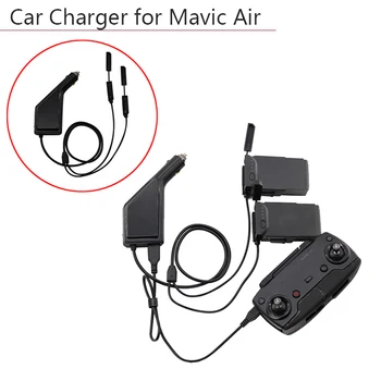 

3 Ways Car Charger Battery Remote Controller with USB Charging Port Drone transmitter for DJI Mavic Air Accessories