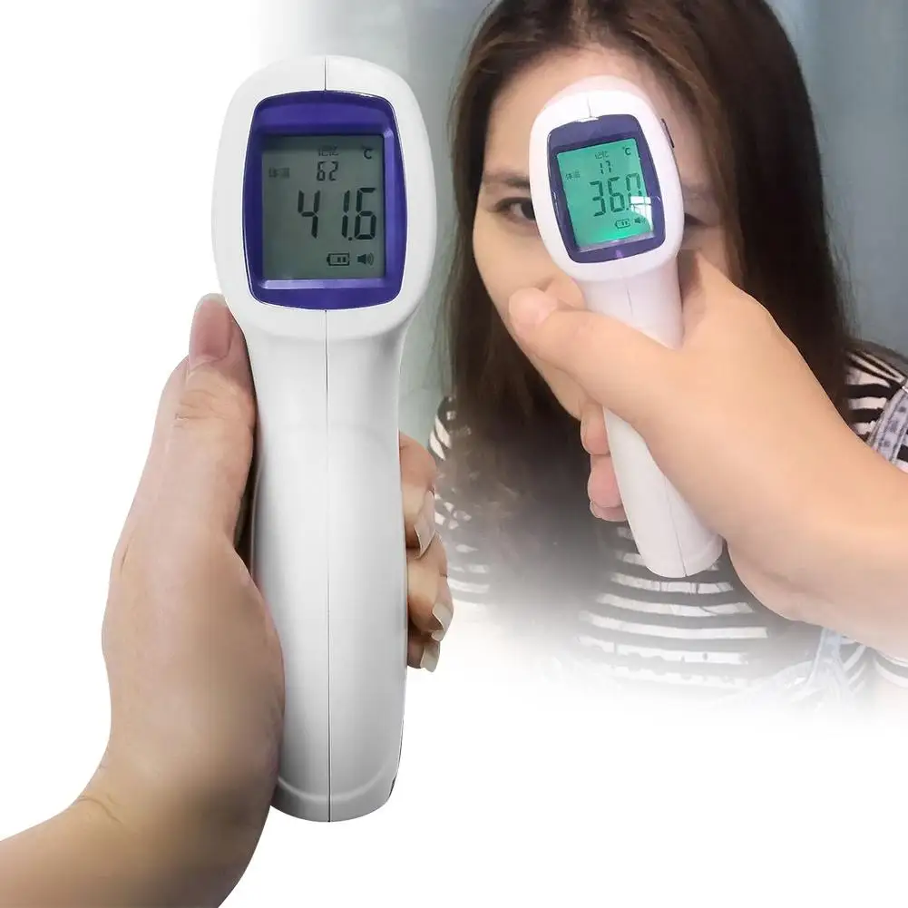 

Handheld Digital Non Contact IR Infrared Thermometer Forehead Temperature Meter 2020