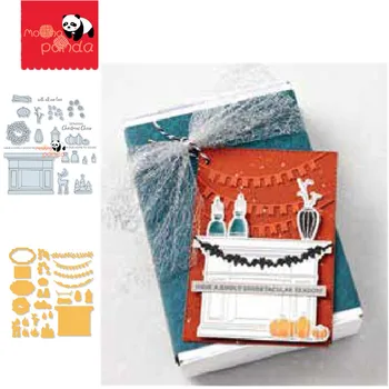 

MP180 FIRESIDE TRIMMINGS Metal Cutting Dies and Stamps decoration scrapbook die cuts Album Paper Card Craft Embossing die cuts