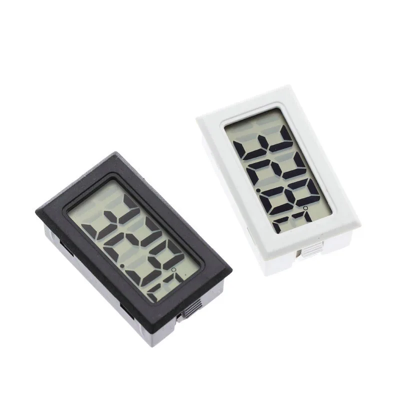 Black 1 шт. ЖК-цифровой термометр для морозильной камеры температура-50~ 110 градусов Холодильник термометр - Цвет: Black